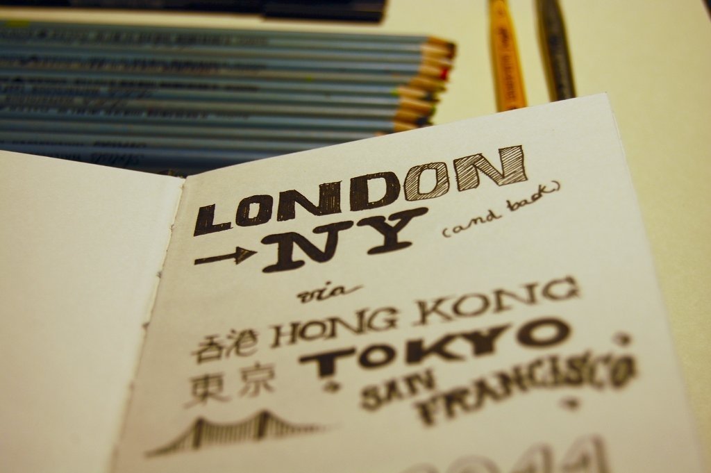 London to New York (via Hong Kong, Macau, Tokyo and San Francisco)