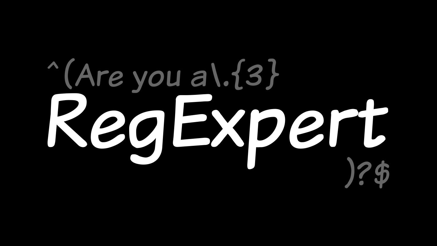 RegExpert